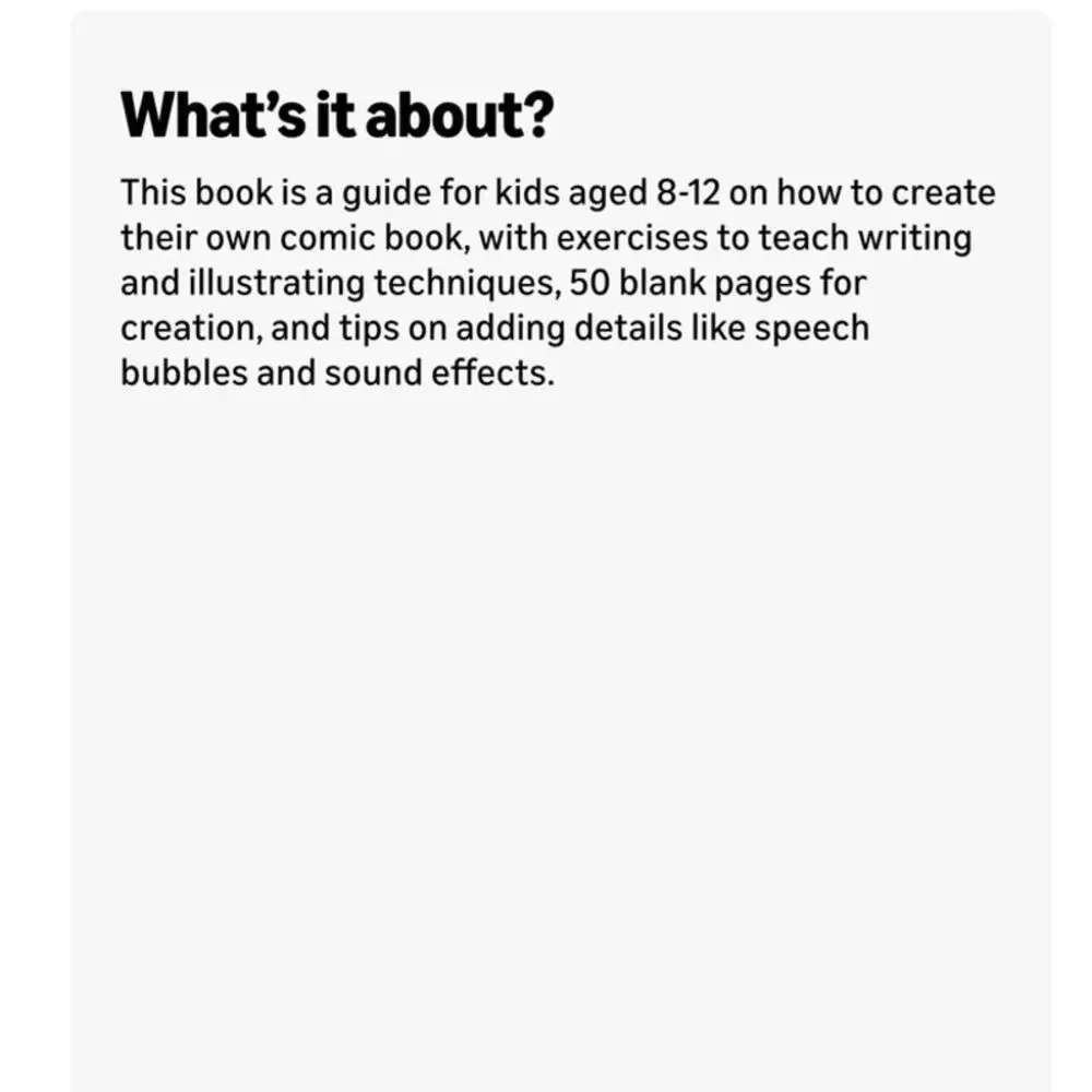 Kids graphic novel drawing guide